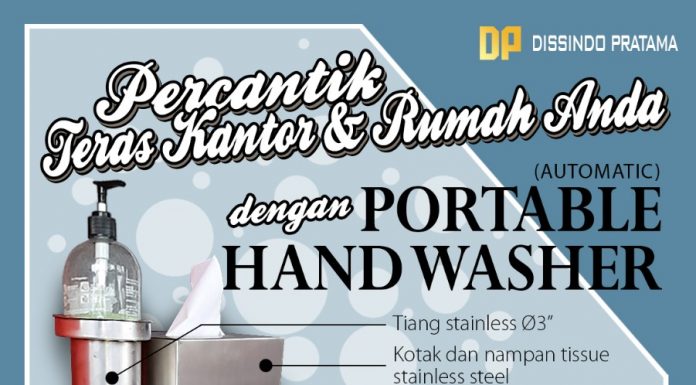 Portable Hand Washer, yang Asli dan Berkualitas Produksi Dissindo Pratama